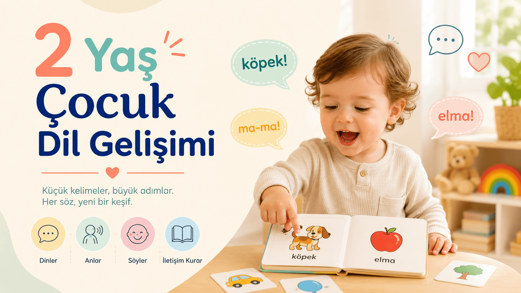 2 Yaşındaki Çocuğum Konuşmuyor: Normal mi, Ne Yapmalıyım?