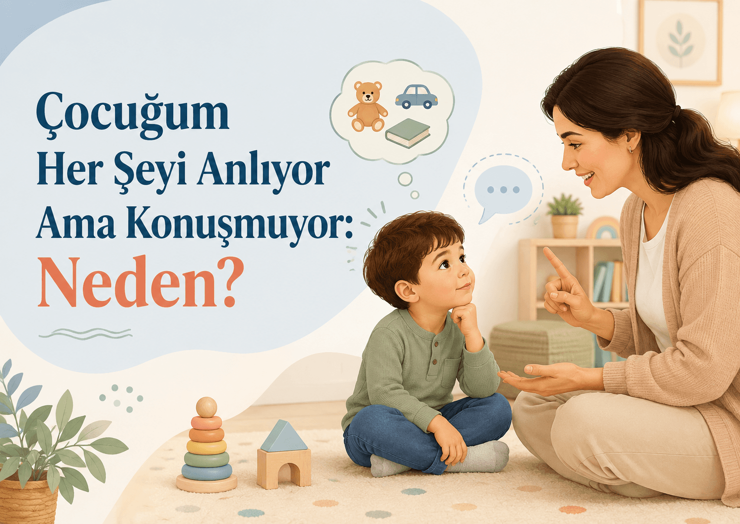 Çocuğum Her Şeyi Anlıyor Ama Konuşmuyor: Neden?